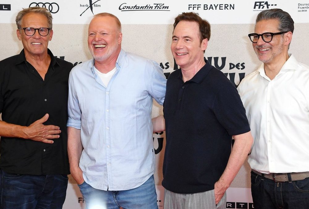 Stefan Raab bei „Kanu des Manitu“-Premiere in München