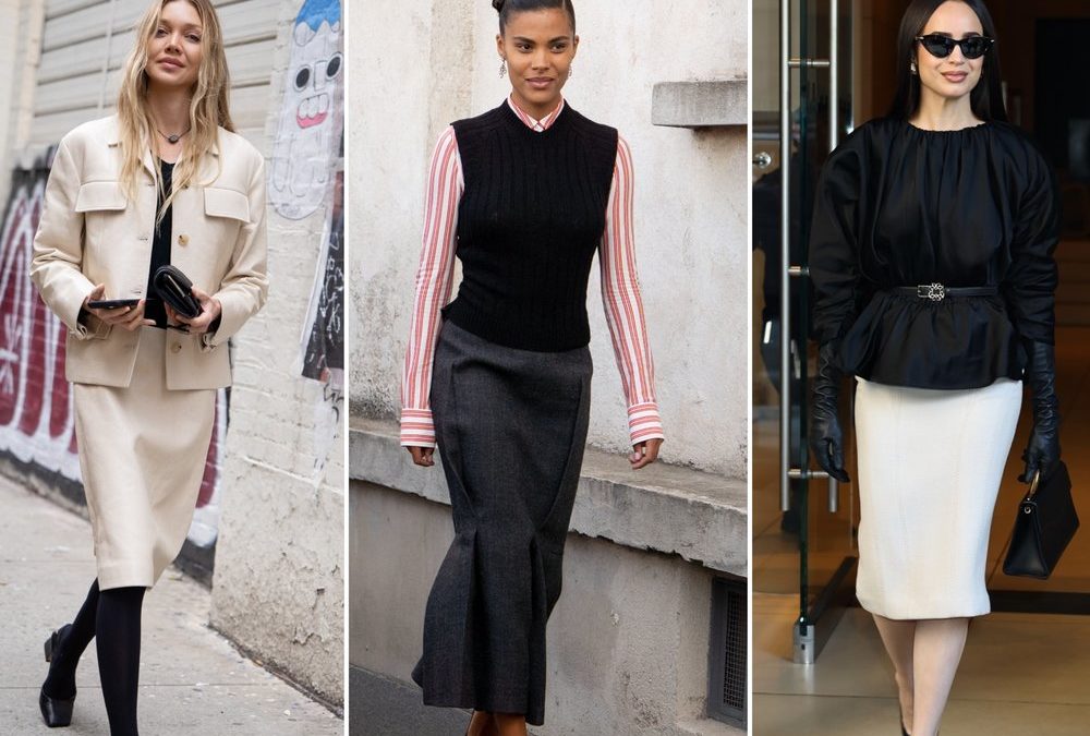 Cool Girls tragen im Herbst Pencil Skirts: Der Bleistiftrock im Trend