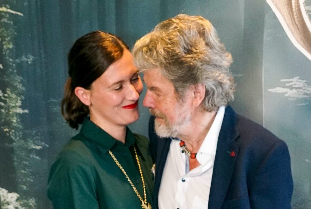 Reinhold Messner und Ehefrau Diane erneuern ihr Ehegelübde in Indien