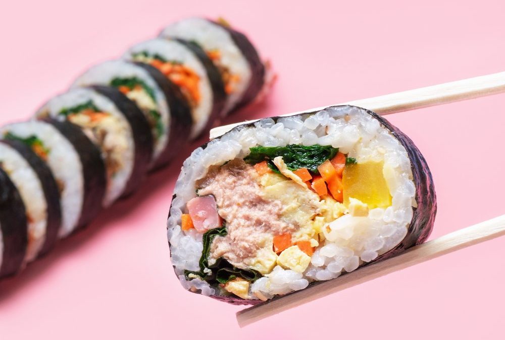 Kimbap selbstgemacht: Die koreanische Reisrolle für zu Hause