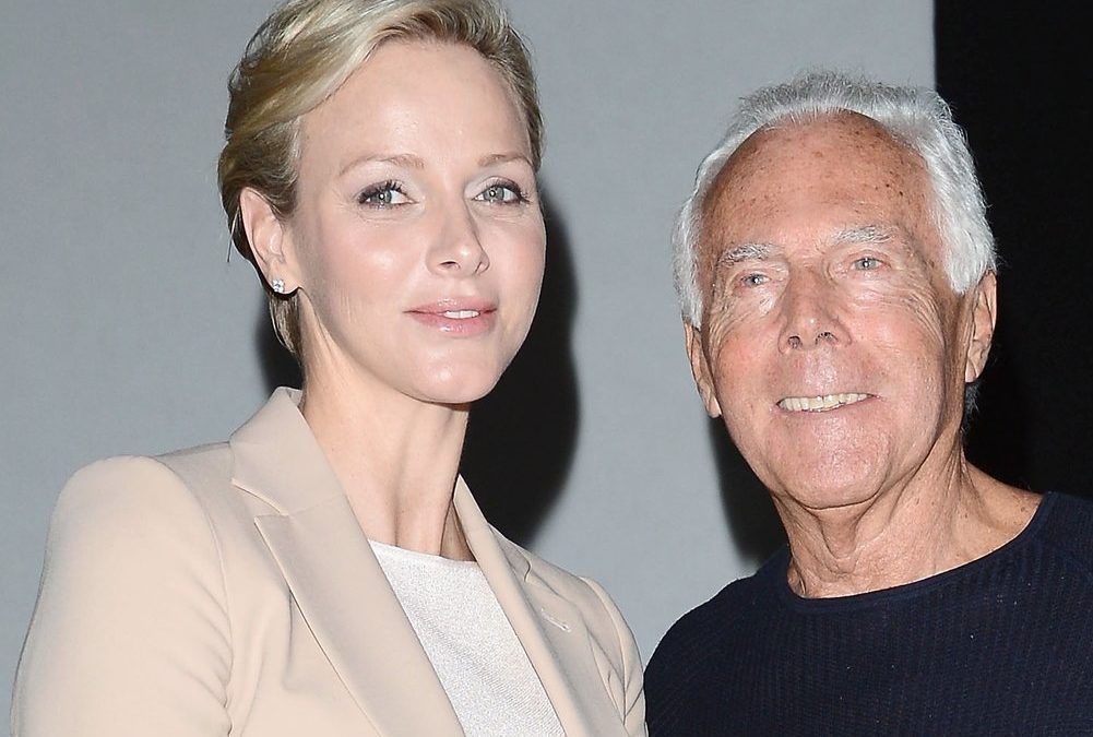 Er hat ihr Brautkleid entworfen: Charlène von Monaco trauert um Armani