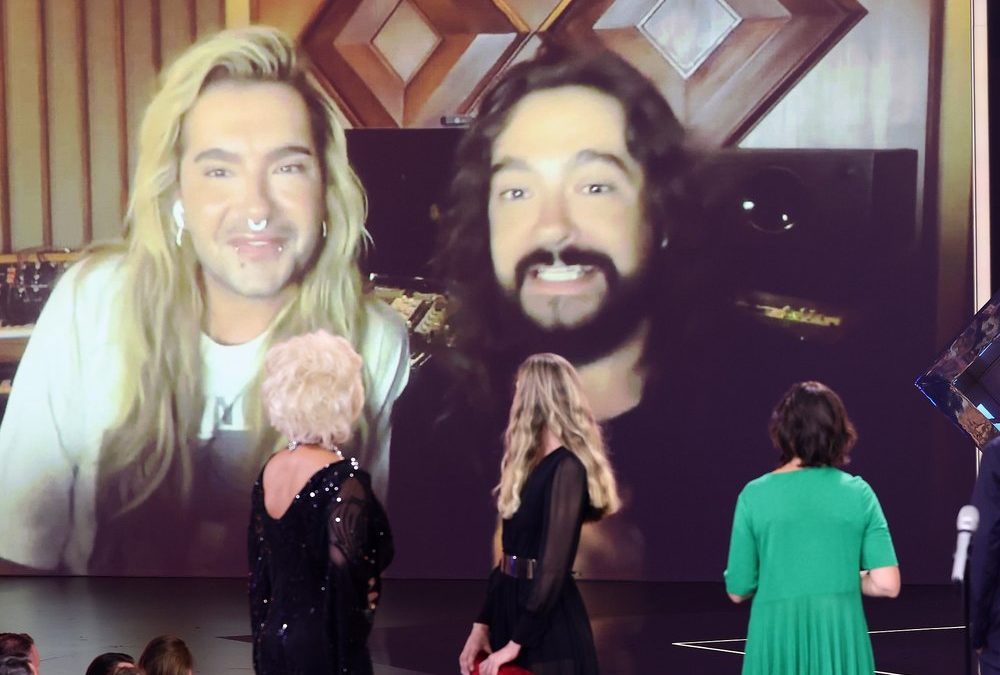 Deutscher Fernsehpreis 2025: Kaulitz-Twins gewinnen gegen Heidi Klum