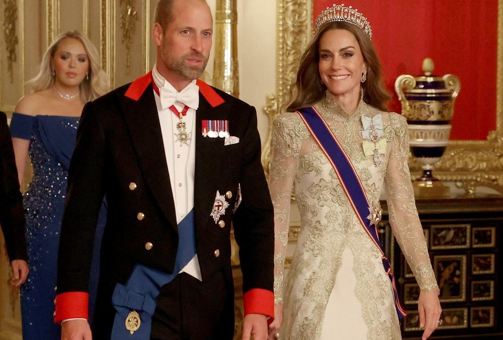 Seltener Moment: William und Kate halten Händchen