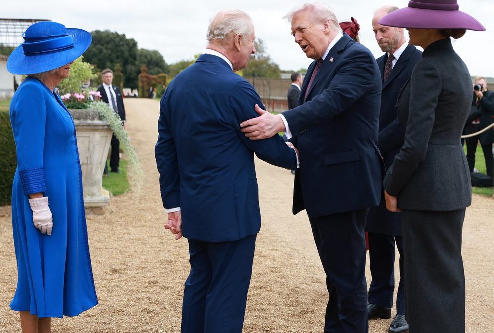 Die Royals empfangen die Trumps auf Schloss Windsor