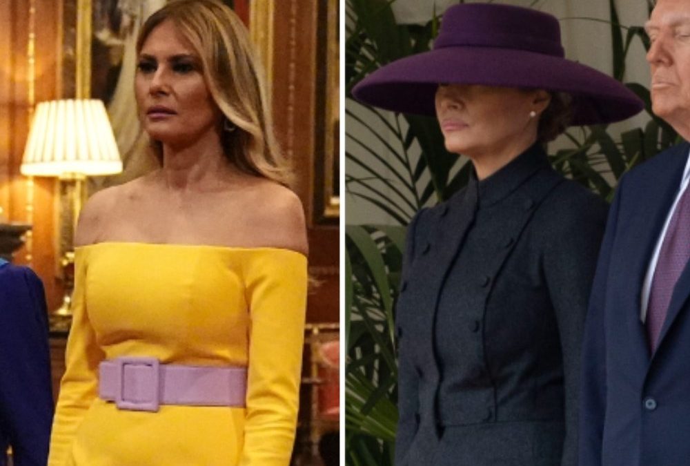 Melania Trump erntet Kritik für ihre Outfits in Großbritannien