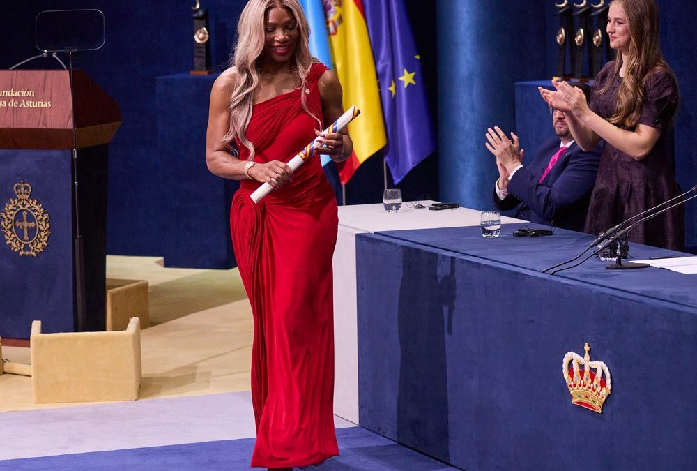 „Große Ehre“: Prinzessin Leonor überreicht Serena Williams einen Preis