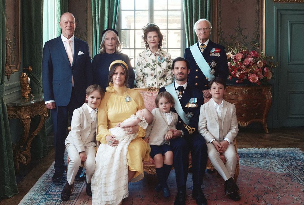 Carl Philip und Sofia von Schweden: Neues Taufbild von Tochter Ines