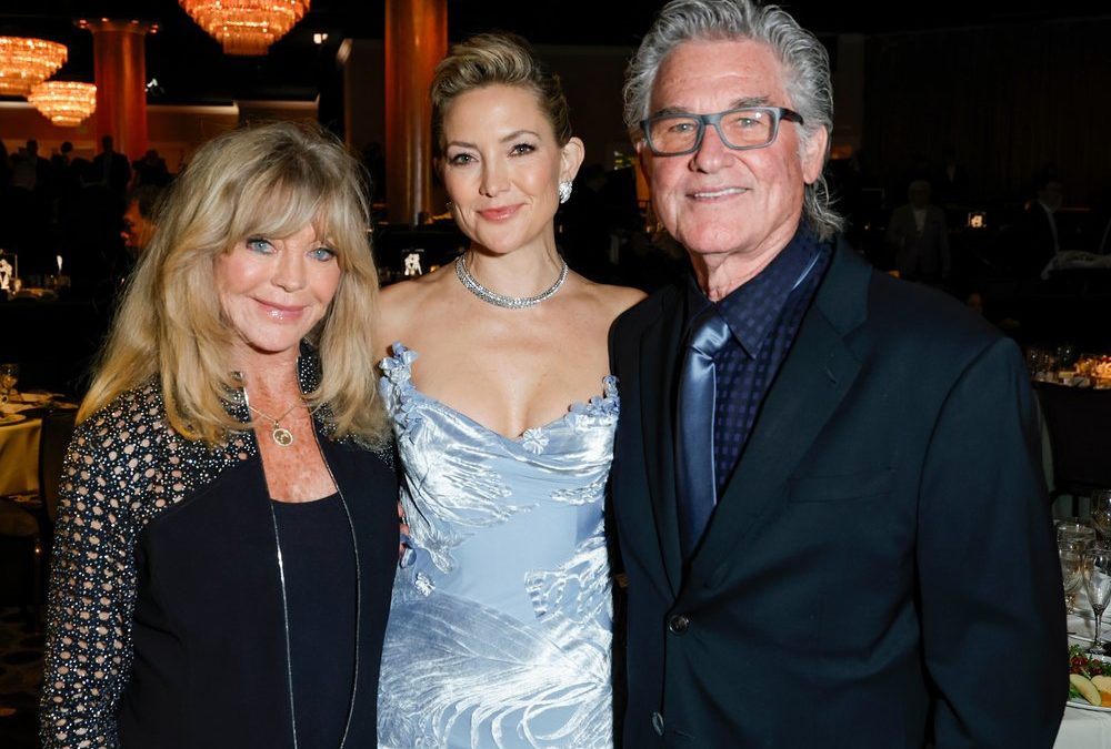 Familientreffen: Kate Hudson mit Mutter Goldie Hawn und Kurt Russell