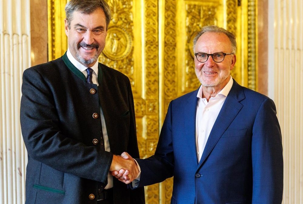 Bayerischer Sportpreis: Markus Söder ehrt Karl-Heinz Rummenigge