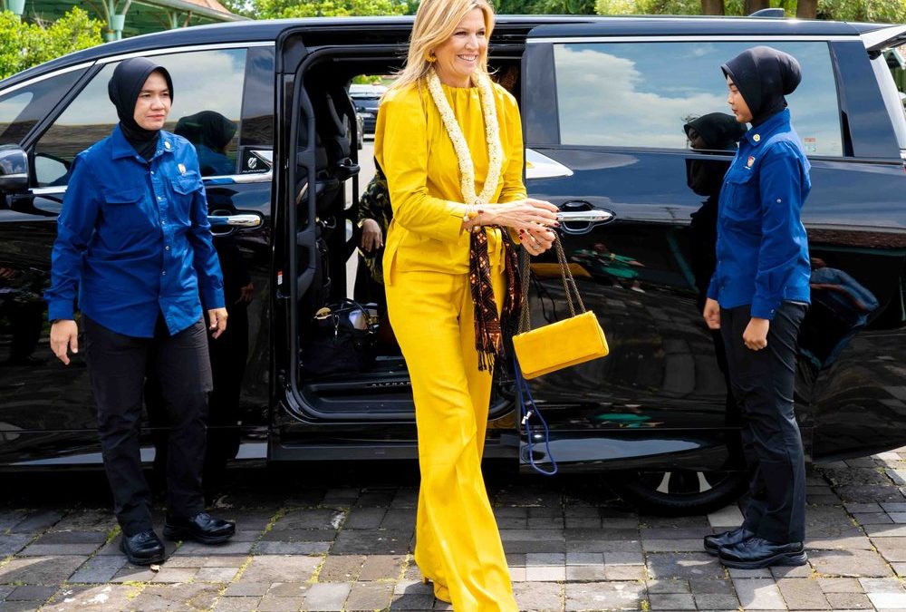 Königin Máxima beweist erneut Mut zur Farbe