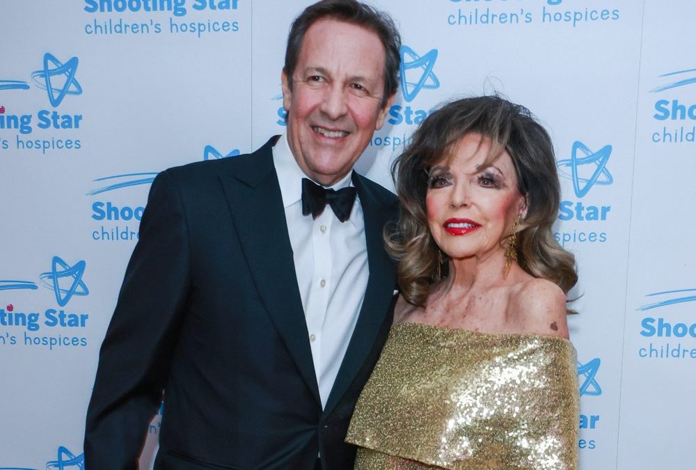 Joan Collins begeistert in London mit altersloser Eleganz