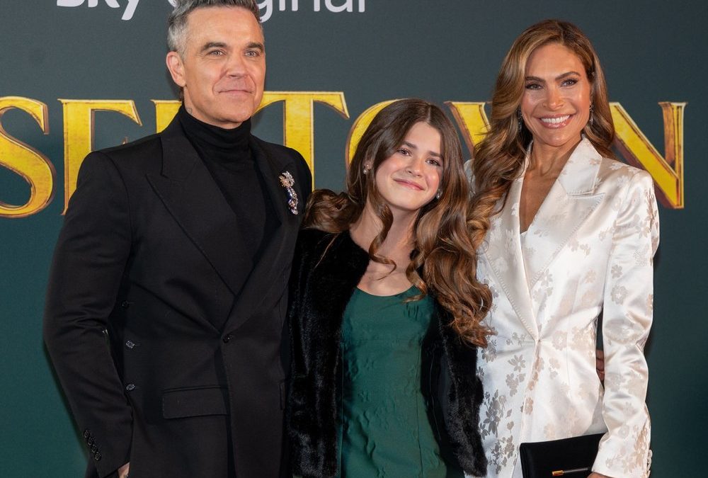 Robbie Williams begleitet seine Tochter zu ihrer ersten Premiere