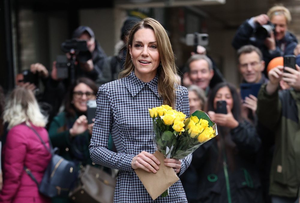 In Hahnentritt-Kleid: Prinzessin Kate besucht Herzensprojekt