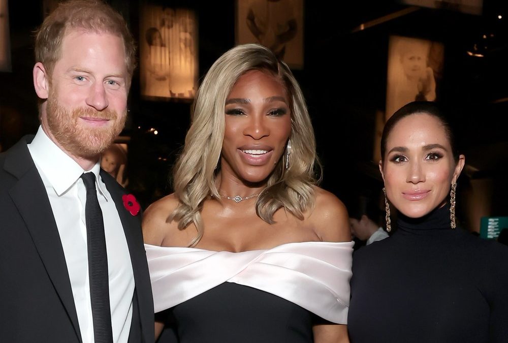 Preis für Serena Williams: Prinz Harry und Herzogin Meghan feiern mit