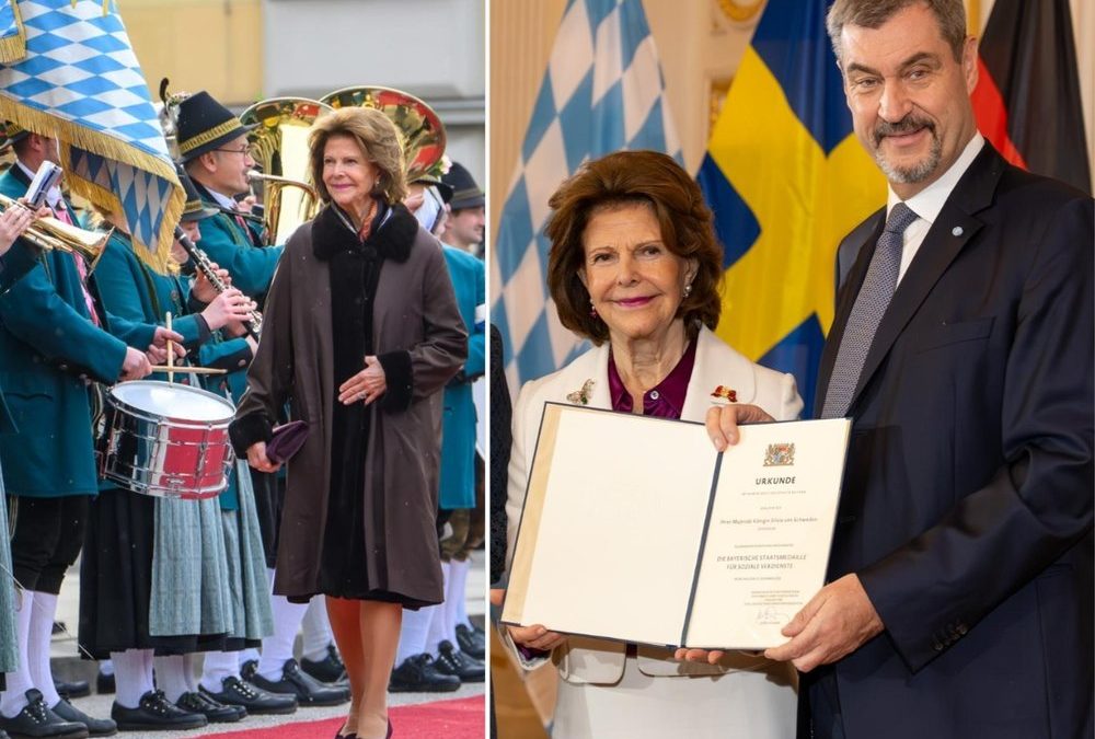 „Zeitlose Ikone“: Königin Silvia mit Bayerns Staatsmedaille geehrt