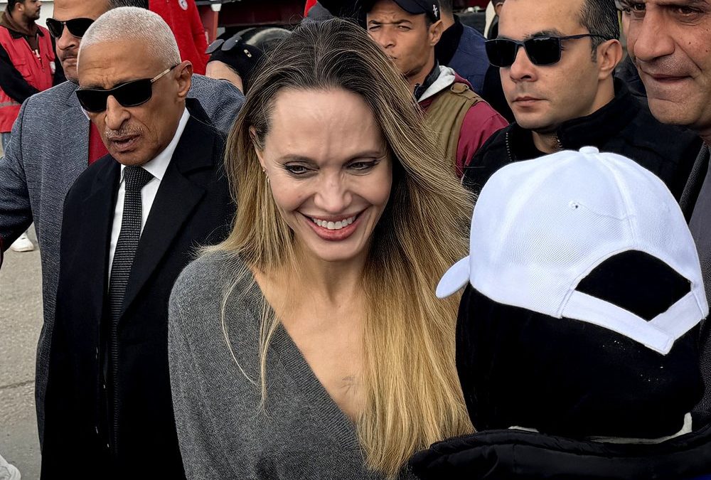 Angelina Jolie besucht Grenzübergang Rafah