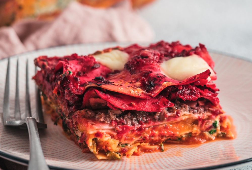 Farbe auf dem Teller: Gesunde Regenbogen-Lasagne