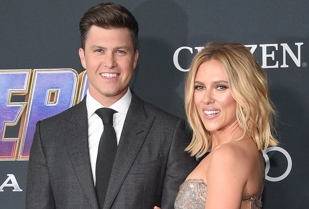 Scarlett Johansson Ehemann Colin Jost scherzt über Kinokassen-Ablösung