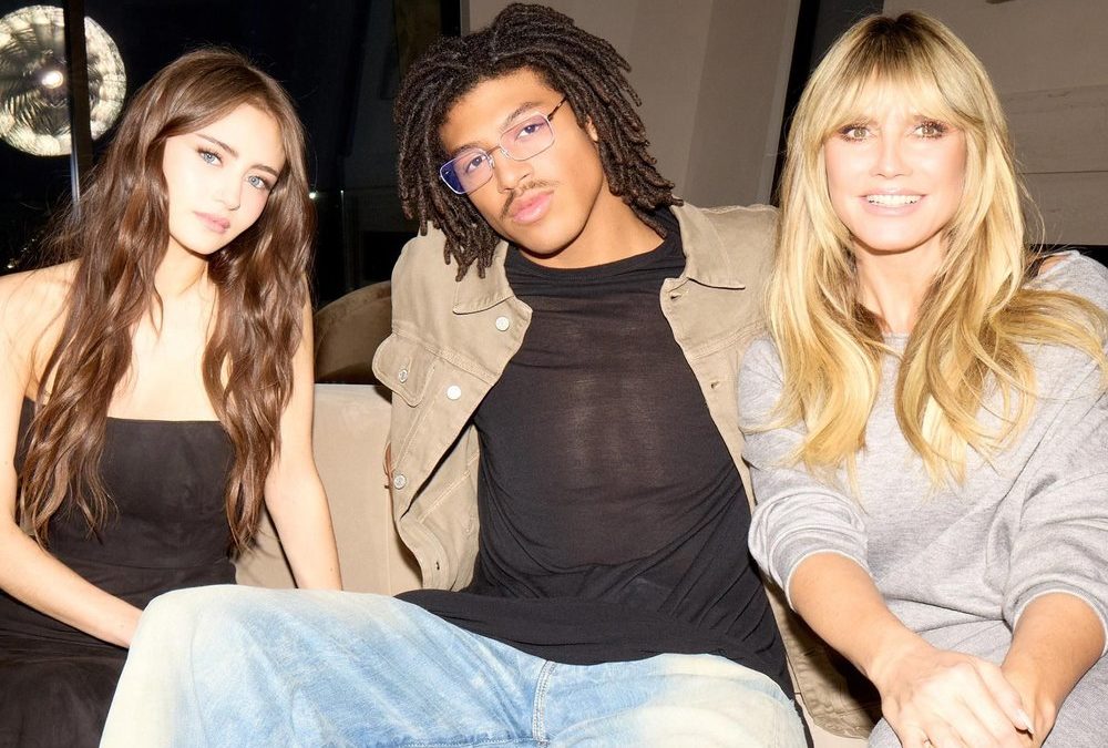 Familien-Cover: Heidi Klum erstmals mit Leni und Henry auf einem Titel