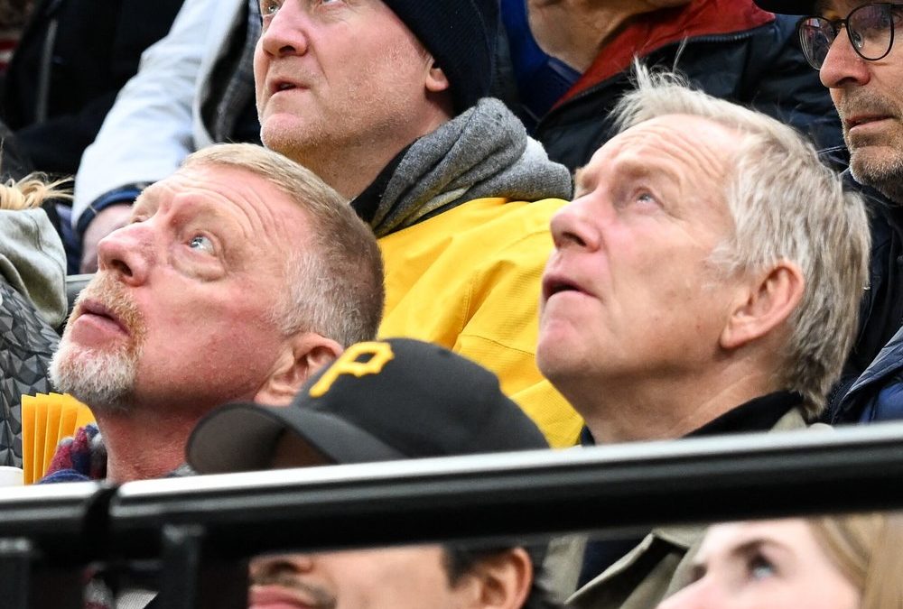 Olympia-Ausflug: Boris Becker und Johannes B. Kerner in Mailand