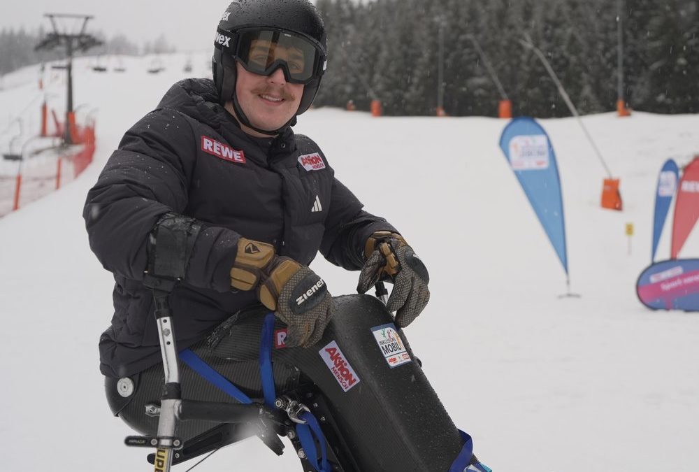 Monoskifahrer Leon Gensert: „Weg auf die Piste das größte Hindernis“