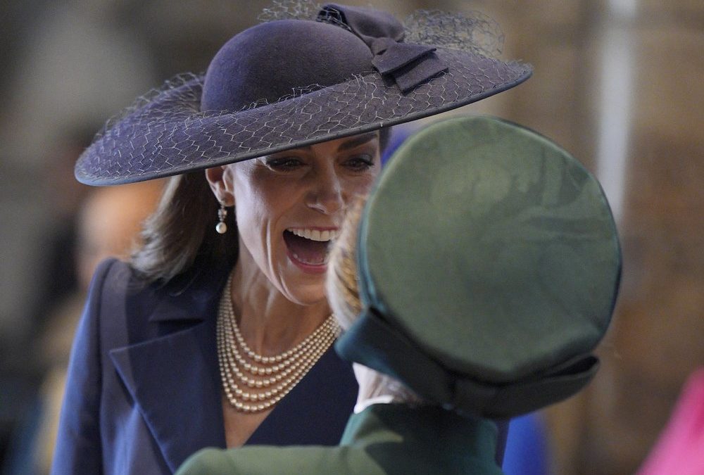 Herzlicher Moment zwischen Prinzessin Kate und Prinzessin Anne