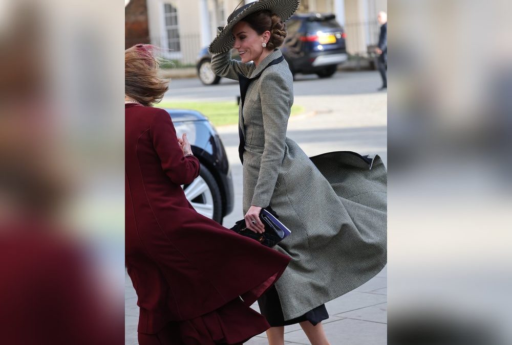 Amtseinführung der Erzbischöfin von Canterbury: Kate trotzt dem Wind