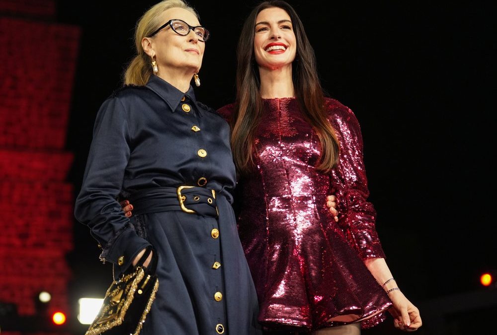 Pressetour-Auftakt: Meryl Streep und Anne Hathaway strahlen in Mexiko