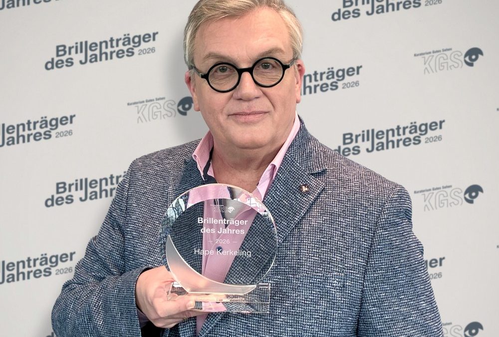 Hape Kerkeling ist zum „Brillenträger des Jahres“ ernannt worden