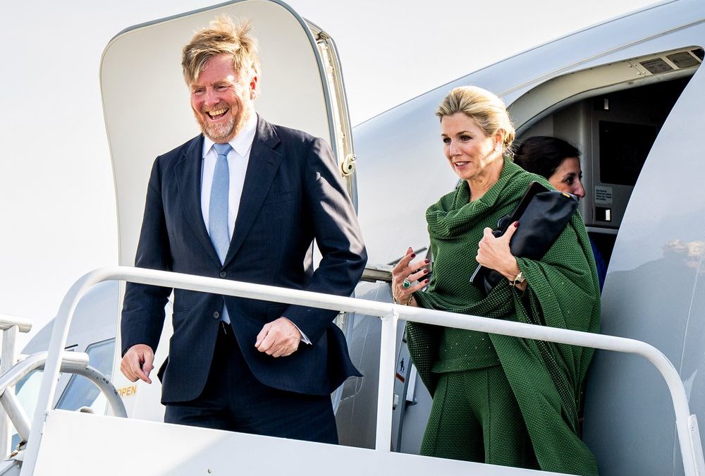 König Willem-Alexander fliegt sich selbst in die USA