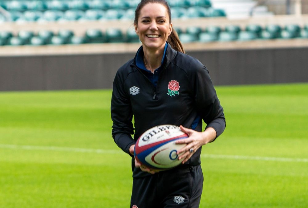 Prinzessin Kate drückt englischen Rugby-Teams die Daumen