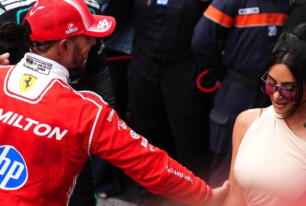 Mit Lewis Hamilton im Liebesglück: Kim Kardashian und die Männer