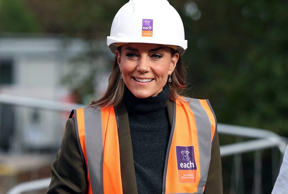 Prinzessin Kate: Mit Schutzhelm bei besonderem Termin