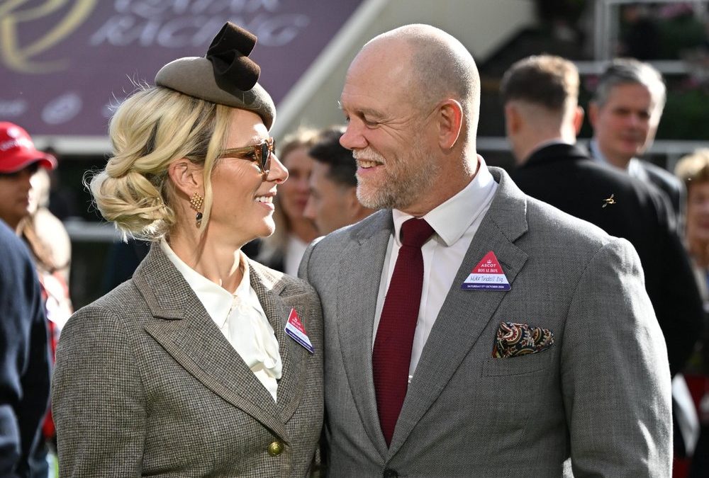Verliebte Blicke: Zara und Mike Tindall feiern beim Pferderennen
