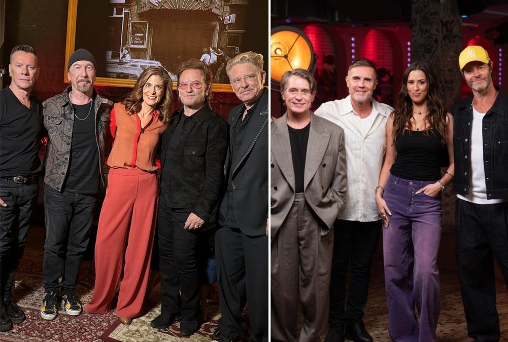 Take That und U2 sprechen im ZDF über Krisen und Zusammenhalt