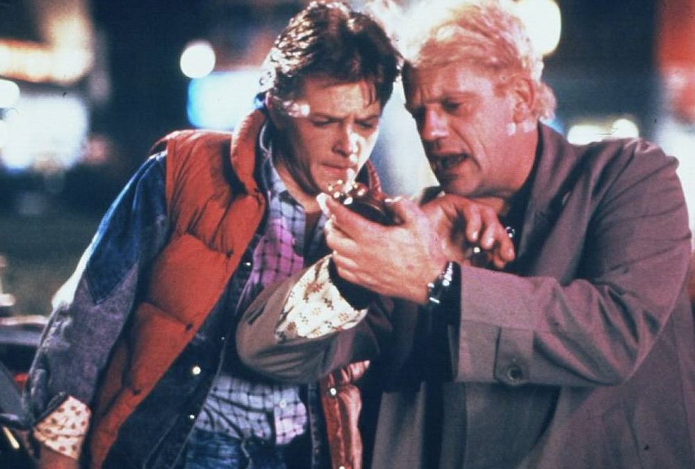 Marty McFly gratuliert Doc Brown zum 88. Geburtstag